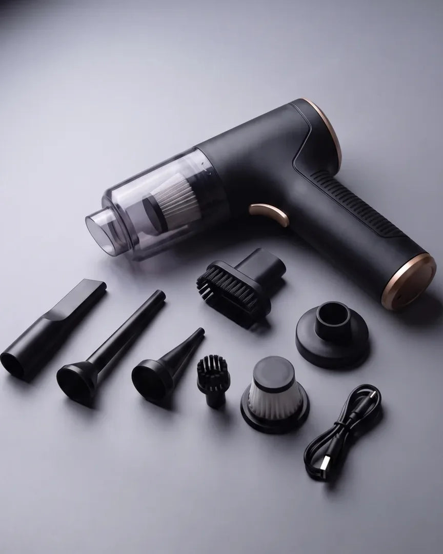 Pack complet : Aspirioo Pro, 6 embouts et câble USB-C