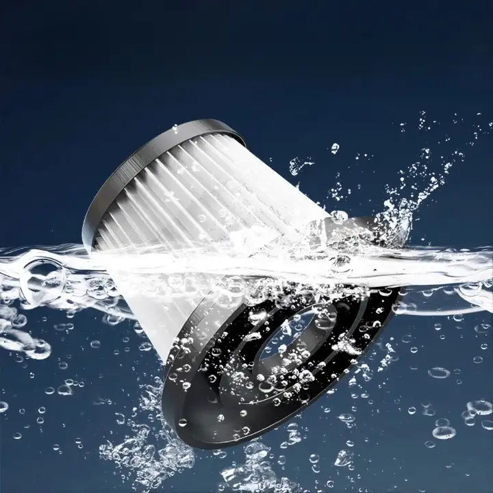 Aspirateur mini aspirateur sans fil filtre HEPA lavable à l'eau